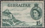 Sellos de Europa - Gibraltar -  El Peñón desde el Estrecho
