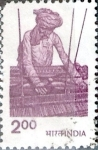 Stamps India -  Intercambio 0,65 usd 2 rupias 1980
