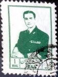 Stamps Iran -  Intercambio 0,20 usd 1 rial 1954