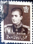 Stamps Iran -  Intercambio 0,25 usd 2 rial 1958