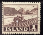 Sellos de Europa - Islandia -  Agricultura