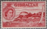 Stamps Gibraltar -  Sailing in the Bay (de Algeciras)