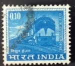 Stamps India -  Locomotora eléctrica 