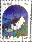 Stamps : Europe : Ireland :  Intercambio 0,90 usd 28 p. 1992