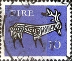 Stamps Ireland -  Intercambio crf 0,50 usd 10 p. 1976
