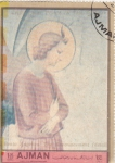 Stamps United Arab Emirates -  pintura de Beato Angelico