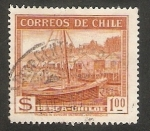 Stamps Chile -  Barco pesquero
