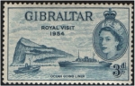 Sellos del Mundo : Europa : Gibraltar : Visita Real