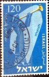 Stamps Israel -  Intercambio crxf 0,20 usd 120 a. 1955