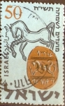 Stamps Israel -  Intercambio 0,20 usd 50 a. 1957