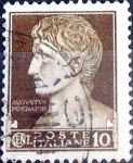 Stamps Italy -  Intercambio 0,20 usd 10 cent. 1929