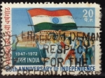 Stamps India -  25 aniversario de la Independencia