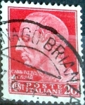 Stamps Italy -  Intercambio 0,20 usd 20 cent. 1929