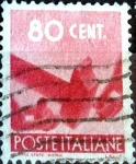 Sellos de Europa - Italia -  Intercambio 0,20 usd 80 cent. 1945