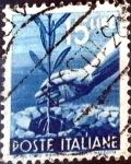 Stamps : Europe : Italy :  Intercambio 0,20 usd 15 l. 1946