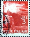 Stamps Italy -  Intercambio 0,20 usd 3 l. 1945