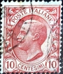 Stamps : Europe : Italy :  Intercambio 0,30 usd 10 cent. 1906