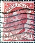 Sellos de Europa - Italia -  Intercambio 0,30 usd 10 cent. 1906