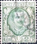 Stamps Italy -  Intercambio 0,30 usd 25 cent. 1926