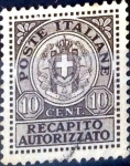 Stamps Italy -  Intercambio 0,20 usd 10 cent. 1930