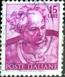 Stamps Italy -  Intercambio 0,20 usd 15 l. 1961