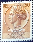 Sellos de Europa - Italia -  Intercambio 0,20 usd 30 l. 1960