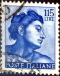 Stamps : Europe : Italy :  Intercambio 0,20 usd 115 l. 1961