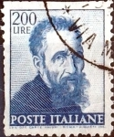 Stamps Italy -  Intercambio 0,20 usd 200 l. 1961