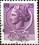 Sellos de Europa - Italia -  Intercambio 0,20 usd 25 l. 1968