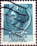 Stamps Italy -  Intercambio 0,20 usd 70 l. 1968