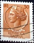 Stamps Italy -  Intercambio 0,20 usd 30 l. 1968