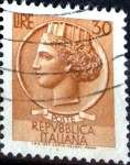 Stamps Italy -  Intercambio 0,20 usd 30 l. 1968