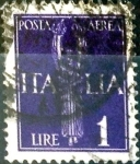 Stamps Italy -  Intercambio 0,20 usd 1 l. 1930