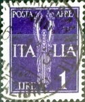 Sellos de Europa - Italia -  Intercambio 0,20 usd 1 l. 1930