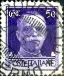Stamps Italy -  Intercambio 0,60 usd 50 cent. 1944