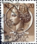 Sellos de Europa - Italia -  Intercambio 0,20 usd 20 l. 1955
