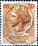 Stamps Italy -  Intercambio 0,20 usd 30 l. 1960