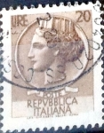 Stamps Italy -  Intercambio 0,20 usd 20 l. 1968