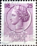 Sellos de Europa - Italia -  Intercambio 0,20 usd 25 l. 1968