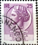 Sellos de Europa - Italia -  Intercambio 0,20 usd 25 l. 1968