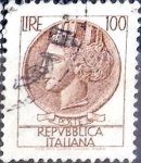 Stamps Italy -  Intercambio 0,20 usd 100 l. 1968