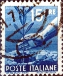 Sellos de Europa - Italia -  Intercambio 0,20 usd 15 l. 1946