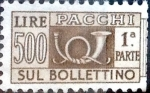 Stamps Italy -  Intercambio 0,30 usd 500 l. 1957