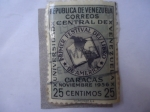 Stamps Venezuela -  25º Centenario de la Universidad Central de Venezuela y Primer Festival del Libro de América-Nov.195