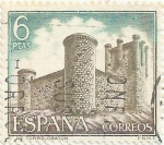 Stamps Spain -  CASTILLOS DE ESPAÑA. CASTILLO DE TORRELOBATÓN, EN VALLADOLID. EDIFIL 1931