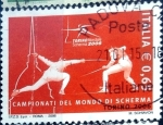 Stamps Italy -  Intercambio cr5f 0,95 usd 65 cent. 2006