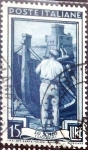 Stamps Italy -  Intercambio 0,20 usd 15 l. 1950