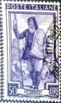 Stamps Italy -  Intercambio 0,20 usd 50  l. 1950