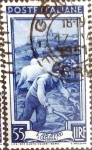 Stamps Italy -  Intercambio cr5f 0,20 usd 55  l. 1950