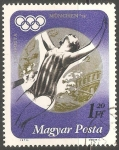 Stamps Hungary -  Juegos Olímpicos de Múnich 1972